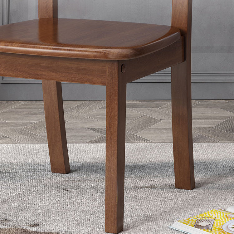 Traditional Dining Chair 16.5'' Wide Open Back Chair with 4 Legs for Home Use Clearhalo ' kitchen&dining_furn' 'Dining Chairs' 'Dining Tables & Seating' 'dining_chair' 'furn' 'furn_dining_chair' 'Furniture' 'furniture_dining_chair' 'Kitchen & Dining Furniture' 'kitchen' 3540418