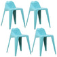 Contemporary Solid Back Dining Side Chair Kitchen Plastic Dining Side Chair Blue 4 Piece Set Clearhalo ' kitchen&dining_furn' 'Dining Chairs' 'Dining Tables & Seating' 'dining_chair' 'furn' 'furn_dining_chair' 'Furniture' 'furniture_dining_chair' 'Kitchen & Dining Furniture' 'kitchen' 3540511