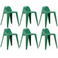 Contemporary Solid Back Dining Side Chair Kitchen Plastic Dining Side Chair Green 6 Piece Set Clearhalo ' kitchen&dining_furn' 'Dining Chairs' 'Dining Tables & Seating' 'dining_chair' 'furn' 'furn_dining_chair' 'Furniture' 'furniture_dining_chair' 'Kitchen & Dining Furniture' 'kitchen' 3540525