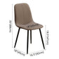 Leather Scandinavian Kitchen Side Chair Matte Finish Solid Back Dining Chair Clearhalo ' kitchen&dining_furn' 'Dining Chairs' 'Dining Tables & Seating' 'dining_chair' 'furn' 'furn_dining_chair' 'Furniture' 'furniture_dining_chair' 'Kitchen & Dining Furniture' 'kitchen' 3540566