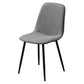 Leather Scandinavian Kitchen Side Chair Matte Finish Solid Back Dining Chair Light Gray 1 Piece Clearhalo ' kitchen&dining_furn' 'Dining Chairs' 'Dining Tables & Seating' 'dining_chair' 'furn' 'furn_dining_chair' 'Furniture' 'furniture_dining_chair' 'Kitchen & Dining Furniture' 'kitchen' 3540567