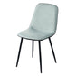 Leather Scandinavian Kitchen Side Chair Matte Finish Solid Back Dining Chair Light Green 1 Piece Clearhalo ' kitchen&dining_furn' 'Dining Chairs' 'Dining Tables & Seating' 'dining_chair' 'furn' 'furn_dining_chair' 'Furniture' 'furniture_dining_chair' 'Kitchen & Dining Furniture' 'kitchen' 3540587