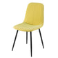 Leather Scandinavian Kitchen Side Chair Matte Finish Solid Back Dining Chair Golden 1 Piece Clearhalo ' kitchen&dining_furn' 'Dining Chairs' 'Dining Tables & Seating' 'dining_chair' 'furn' 'furn_dining_chair' 'Furniture' 'furniture_dining_chair' 'Kitchen & Dining Furniture' 'kitchen' 3540650