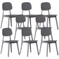 Modern Kitchen Dining Side Chair Plastic Opening Back Dining Side Chair Grey 8 Piece Set Clearhalo ' kitchen&dining_furn' 'Dining Chairs' 'Dining Tables & Seating' 'dining_chair' 'furn' 'furn_dining_chair' 'Furniture' 'furniture_dining_chair' 'Kitchen & Dining Furniture' 'kitchen' 3540665