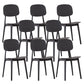 Modern Kitchen Dining Side Chair Plastic Opening Back Dining Side Chair Black 8 Piece Set Clearhalo ' kitchen&dining_furn' 'Dining Chairs' 'Dining Tables & Seating' 'dining_chair' 'furn' 'furn_dining_chair' 'Furniture' 'furniture_dining_chair' 'Kitchen & Dining Furniture' 'kitchen' 3540692