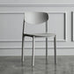 Minimalist Opening Back Dining Side Chair Kitchen Plastic Dining Side Chair Grey 1 Piece Clearhalo ' kitchen&dining_furn' 'Dining Chairs' 'Dining Tables & Seating' 'dining_chair' 'furn' 'furn_dining_chair' 'Furniture' 'furniture_dining_chair' 'Kitchen & Dining Furniture' 'kitchen' 3540694
