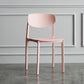 Minimalist Opening Back Dining Side Chair Kitchen Plastic Dining Side Chair Pink 1 Piece Clearhalo ' kitchen&dining_furn' 'Dining Chairs' 'Dining Tables & Seating' 'dining_chair' 'furn' 'furn_dining_chair' 'Furniture' 'furniture_dining_chair' 'Kitchen & Dining Furniture' 'kitchen' 3540700