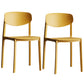 Minimalist Opening Back Dining Side Chair Kitchen Plastic Dining Side Chair Ginger 2 Piece Set Clearhalo ' kitchen&dining_furn' 'Dining Chairs' 'Dining Tables & Seating' 'dining_chair' 'furn' 'furn_dining_chair' 'Furniture' 'furniture_dining_chair' 'Kitchen & Dining Furniture' 'kitchen' 3540734