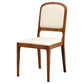 Modern Style Side Solid Dining Room Chair Leather Open Back Chair for Home Use Beige 1 Piece Clearhalo ' kitchen&dining_furn' 'Dining Chairs' 'Dining Tables & Seating' 'dining_chair' 'furn' 'furn_dining_chair' 'Furniture' 'furniture_dining_chair' 'Kitchen & Dining Furniture' 'kitchen' 3540742