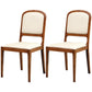 Modern Style Side Solid Dining Room Chair Leather Open Back Chair for Home Use Beige 2 Piece Set Clearhalo ' kitchen&dining_furn' 'Dining Chairs' 'Dining Tables & Seating' 'dining_chair' 'furn' 'furn_dining_chair' 'Furniture' 'furniture_dining_chair' 'Kitchen & Dining Furniture' 'kitchen' 3540744