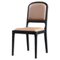 Modern Style Side Solid Dining Room Chair Leather Open Back Chair for Home Use Brown 1 Piece Clearhalo ' kitchen&dining_furn' 'Dining Chairs' 'Dining Tables & Seating' 'dining_chair' 'furn' 'furn_dining_chair' 'Furniture' 'furniture_dining_chair' 'Kitchen & Dining Furniture' 'kitchen' 3540756