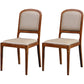Modern Style Side Solid Dining Room Chair Leather Open Back Chair for Home Use Khaki 2 Piece Set Clearhalo ' kitchen&dining_furn' 'Dining Chairs' 'Dining Tables & Seating' 'dining_chair' 'furn' 'furn_dining_chair' 'Furniture' 'furniture_dining_chair' 'Kitchen & Dining Furniture' 'kitchen' 3540765