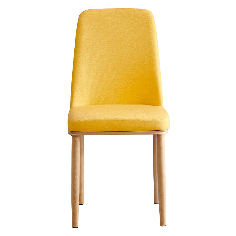 Contemporary Home Side Chair Parsons Back Metal Dining Room Chair with Sponge Cushion Clearhalo ' kitchen&dining_furn' 'Dining Chairs' 'Dining Tables & Seating' 'dining_chair' 'Furniture' 'furniture_dining_chair' 'Kitchen & Dining Furniture' 'kitchen' 3540775