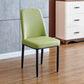 Contemporary Home Side Chair Parsons Back Metal Dining Room Chair with Sponge Cushion Green Black 1 Piece Clearhalo ' kitchen&dining_furn' 'Dining Chairs' 'Dining Tables & Seating' 'dining_chair' 'Furniture' 'furniture_dining_chair' 'Kitchen & Dining Furniture' 'kitchen' 3540814