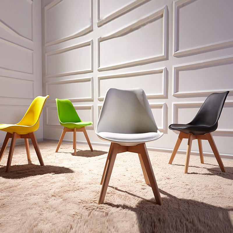 Scandinavian Style Beech Wood Chairs Kitchen Dining Room Solid Side Chair Clearhalo ' kitchen&dining_furn' 'Dining Chairs' 'Dining Tables & Seating' 'dining_chair' 'Furniture' 'furniture_dining_chair' 'Kitchen & Dining Furniture' 'kitchen' 3540817