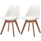 Scandinavian Style Beech Wood Chairs Kitchen Dining Room Solid Side Chair White Set of 2 Clearhalo ' kitchen&dining_furn' 'Dining Chairs' 'Dining Tables & Seating' 'dining_chair' 'Furniture' 'furniture_dining_chair' 'Kitchen & Dining Furniture' 'kitchen' 3540819