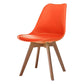 Scandinavian Style Beech Wood Chairs Kitchen Dining Room Solid Side Chair Orange 1 Piece Clearhalo ' kitchen&dining_furn' 'Dining Chairs' 'Dining Tables & Seating' 'dining_chair' 'Furniture' 'furniture_dining_chair' 'Kitchen & Dining Furniture' 'kitchen' 3540840