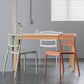 Nordic Style Plastic Dining Room Chair Slat Back Dining Side Chair for Home Use Clearhalo ' kitchen&dining_furn' 'Dining Chairs' 'Dining Tables & Seating' 'dining_chair' 'furn' 'furn_dining_chair' 'Furniture' 'furniture_dining_chair' 'Kitchen & Dining Furniture' 'kitchen' 3540895