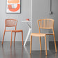 Nordic Style Plastic Dining Room Chair Slat Back Dining Side Chair for Home Use Clearhalo ' kitchen&dining_furn' 'Dining Chairs' 'Dining Tables & Seating' 'dining_chair' 'furn' 'furn_dining_chair' 'Furniture' 'furniture_dining_chair' 'Kitchen & Dining Furniture' 'kitchen' 3540899