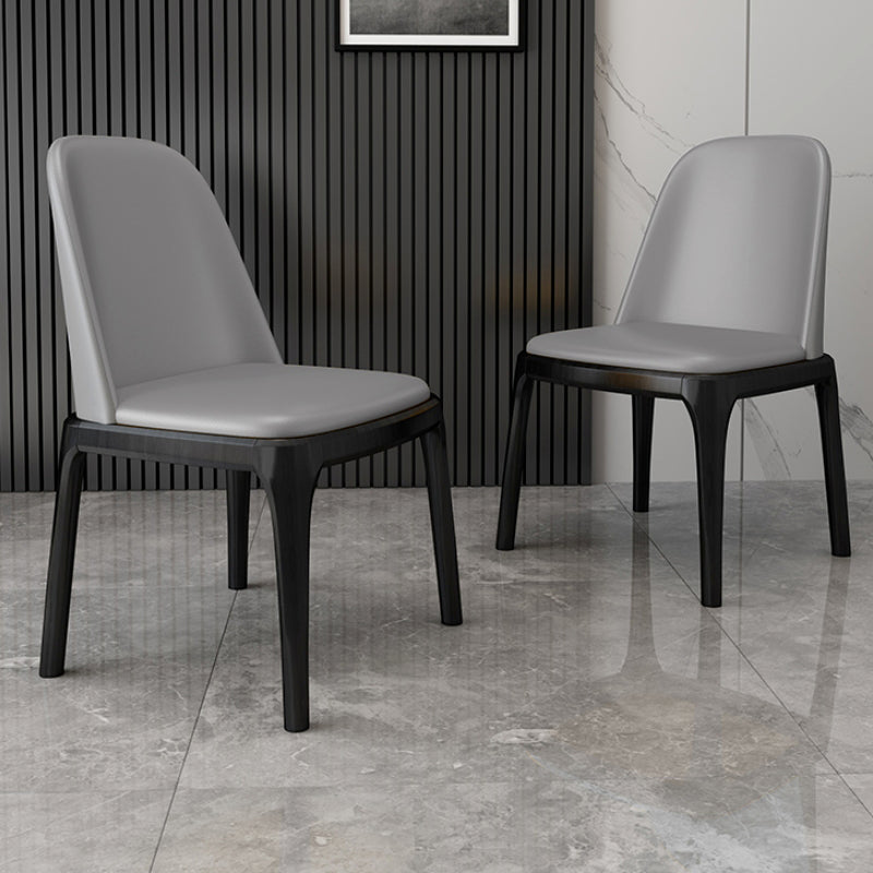 Solid Wood Industrial Dining Room Chair Matte Finish Parsons Dining Chair Clearhalo ' kitchen&dining_furn' 'Dining Chairs' 'Dining Tables & Seating' 'dining_chair' 'furn' 'furn_dining_chair' 'Furniture' 'furniture_dining_chair' 'Kitchen & Dining Furniture' 'kitchen' 3540908