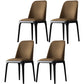 Solid Wood Industrial Dining Room Chair Matte Finish Parsons Dining Chair Coffee 4 Piece Set Clearhalo ' kitchen&dining_furn' 'Dining Chairs' 'Dining Tables & Seating' 'dining_chair' 'furn' 'furn_dining_chair' 'Furniture' 'furniture_dining_chair' 'Kitchen & Dining Furniture' 'kitchen' 3540912