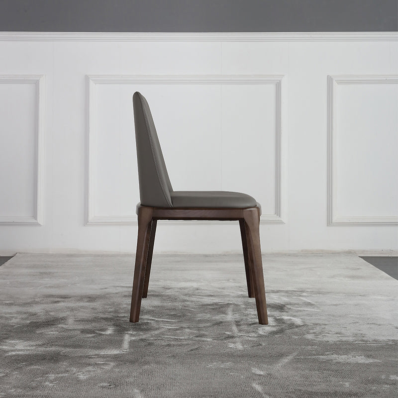 Solid Wood Industrial Dining Room Chair Matte Finish Parsons Dining Chair Clearhalo ' kitchen&dining_furn' 'Dining Chairs' 'Dining Tables & Seating' 'dining_chair' 'furn' 'furn_dining_chair' 'Furniture' 'furniture_dining_chair' 'Kitchen & Dining Furniture' 'kitchen' 3540913