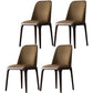 Solid Wood Industrial Dining Room Chair Matte Finish Parsons Dining Chair Dark Coffee 4 Piece Set Clearhalo ' kitchen&dining_furn' 'Dining Chairs' 'Dining Tables & Seating' 'dining_chair' 'furn' 'furn_dining_chair' 'Furniture' 'furniture_dining_chair' 'Kitchen & Dining Furniture' 'kitchen' 3540919