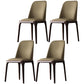 Solid Wood Industrial Dining Room Chair Matte Finish Parsons Dining Chair Khaki 4 Piece Set Clearhalo ' kitchen&dining_furn' 'Dining Chairs' 'Dining Tables & Seating' 'dining_chair' 'furn' 'furn_dining_chair' 'Furniture' 'furniture_dining_chair' 'Kitchen & Dining Furniture' 'kitchen' 3540933