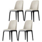 Solid Wood Industrial Dining Room Chair Matte Finish Parsons Dining Chair Off-White 4 Piece Set Clearhalo ' kitchen&dining_furn' 'Dining Chairs' 'Dining Tables & Seating' 'dining_chair' 'furn' 'furn_dining_chair' 'Furniture' 'furniture_dining_chair' 'Kitchen & Dining Furniture' 'kitchen' 3540942