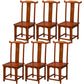 Traditional Style Solid Wood Side Chair Matte Finish Slat Back Dining Chair Brown 6 Piece Set Clearhalo ' kitchen&dining_furn' 'Dining Chairs' 'Dining Tables & Seating' 'dining_chair' 'furn' 'furn_dining_chair' 'Furniture' 'furniture_dining_chair' 'Kitchen & Dining Furniture' 'kitchen' 3540950
