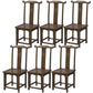 Traditional Style Solid Wood Side Chair Matte Finish Slat Back Dining Chair Dark Wood 6 Piece Set Clearhalo ' kitchen&dining_furn' 'Dining Chairs' 'Dining Tables & Seating' 'dining_chair' 'furn' 'furn_dining_chair' 'Furniture' 'furniture_dining_chair' 'Kitchen & Dining Furniture' 'kitchen' 3540956