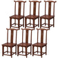Traditional Style Solid Wood Side Chair Matte Finish Slat Back Dining Chair Walnut 6 Piece Set Clearhalo ' kitchen&dining_furn' 'Dining Chairs' 'Dining Tables & Seating' 'dining_chair' 'furn' 'furn_dining_chair' 'Furniture' 'furniture_dining_chair' 'Kitchen & Dining Furniture' 'kitchen' 3540963