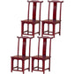 Traditional Style Solid Wood Side Chair Matte Finish Slat Back Dining Chair Red 4 Piece Set Clearhalo ' kitchen&dining_furn' 'Dining Chairs' 'Dining Tables & Seating' 'dining_chair' 'furn' 'furn_dining_chair' 'Furniture' 'furniture_dining_chair' 'Kitchen & Dining Furniture' 'kitchen' 3540965