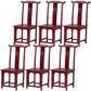 Traditional Style Solid Wood Side Chair Matte Finish Slat Back Dining Chair Red 6 Piece Set Clearhalo ' kitchen&dining_furn' 'Dining Chairs' 'Dining Tables & Seating' 'dining_chair' 'furn' 'furn_dining_chair' 'Furniture' 'furniture_dining_chair' 'Kitchen & Dining Furniture' 'kitchen' 3540966