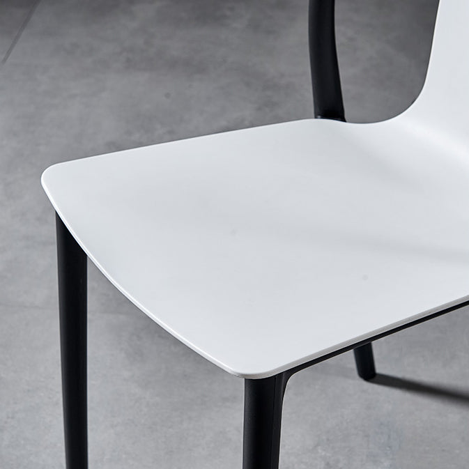 Plastic Dining Chairs Contemporary Style Side Chair Set for Dining Room Clearhalo ' kitchen&dining_furn' 'Dining Chairs' 'Dining Tables & Seating' 'dining_chair' 'Furniture' 'furniture_dining_chair' 'Kitchen & Dining Furniture' 'kitchen' 3540981