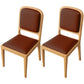 Modern Dining Chair 19'' Wide Open Side Chair with 4 Wood Legs for Home Use Coffee 2 Piece Set Natural Wood Clearhalo ' kitchen&dining_furn' 'Dining Chairs' 'Dining Tables & Seating' 'dining_chair' 'furn' 'furn_dining_chair' 'Furniture' 'furniture_dining_chair' 'Kitchen & Dining Furniture' 'kitchen' 3541131