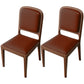 Modern Dining Chair 19'' Wide Open Side Chair with 4 Wood Legs for Home Use Coffee 2 Piece Set Walnut Clearhalo ' kitchen&dining_furn' 'Dining Chairs' 'Dining Tables & Seating' 'dining_chair' 'furn' 'furn_dining_chair' 'Furniture' 'furniture_dining_chair' 'Kitchen & Dining Furniture' 'kitchen' 3541134