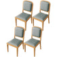 Modern Dining Chair 19'' Wide Open Side Chair with 4 Wood Legs for Home Use Grey 4 Piece Set Natural Wood Clearhalo ' kitchen&dining_furn' 'Dining Chairs' 'Dining Tables & Seating' 'dining_chair' 'furn' 'furn_dining_chair' 'Furniture' 'furniture_dining_chair' 'Kitchen & Dining Furniture' 'kitchen' 3541144