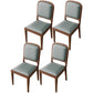 Modern Dining Chair 19'' Wide Open Side Chair with 4 Wood Legs for Home Use Grey 4 Piece Set Walnut Clearhalo ' kitchen&dining_furn' 'Dining Chairs' 'Dining Tables & Seating' 'dining_chair' 'furn' 'furn_dining_chair' 'Furniture' 'furniture_dining_chair' 'Kitchen & Dining Furniture' 'kitchen' 3541147