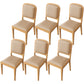Modern Dining Chair 19'' Wide Open Side Chair with 4 Wood Legs for Home Use Khaki 6 Piece Set Natural Wood Clearhalo ' kitchen&dining_furn' 'Dining Chairs' 'Dining Tables & Seating' 'dining_chair' 'furn' 'furn_dining_chair' 'Furniture' 'furniture_dining_chair' 'Kitchen & Dining Furniture' 'kitchen' 3541151