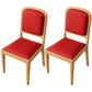 Modern Dining Chair 19'' Wide Open Side Chair with 4 Wood Legs for Home Use Red 2 Piece Set Natural Wood Clearhalo ' kitchen&dining_furn' 'Dining Chairs' 'Dining Tables & Seating' 'dining_chair' 'furn' 'furn_dining_chair' 'Furniture' 'furniture_dining_chair' 'Kitchen & Dining Furniture' 'kitchen' 3541161