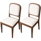 Modern Dining Chair 19'' Wide Open Side Chair with 4 Wood Legs for Home Use White 2 Piece Set Walnut Clearhalo ' kitchen&dining_furn' 'Dining Chairs' 'Dining Tables & Seating' 'dining_chair' 'furn' 'furn_dining_chair' 'Furniture' 'furniture_dining_chair' 'Kitchen & Dining Furniture' 'kitchen' 3541176