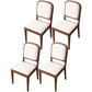 Modern Dining Chair 19'' Wide Open Side Chair with 4 Wood Legs for Home Use White 4 Piece Set Walnut Clearhalo ' kitchen&dining_furn' 'Dining Chairs' 'Dining Tables & Seating' 'dining_chair' 'furn' 'furn_dining_chair' 'Furniture' 'furniture_dining_chair' 'Kitchen & Dining Furniture' 'kitchen' 3541177