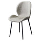 Contemporary Style Metal Dining Room Chair Solid Back Chair with Black Legs Clearhalo ' kitchen&dining_furn' 'Dining Chairs' 'Dining Tables & Seating' 'dining_chair' 'furn' 'furn_dining_chair' 'Furniture' 'furniture_dining_chair' 'Kitchen & Dining Furniture' 'kitchen' 3541190