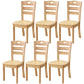 Traditional Style Oak Solid Wood Dining Chair Ladder Back Dining Chair Natural 6 Piece Set Clearhalo ' kitchen&dining_furn' 'Dining Chairs' 'Dining Tables & Seating' 'dining_chair' 'furn' 'furn_dining_chair' 'Furniture' 'furniture_dining_chair' 'Kitchen & Dining Furniture' 'kitchen' 3541268