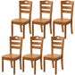 Traditional Style Oak Solid Wood Dining Chair Ladder Back Dining Chair Brown 6 Piece Set Clearhalo ' kitchen&dining_furn' 'Dining Chairs' 'Dining Tables & Seating' 'dining_chair' 'furn' 'furn_dining_chair' 'Furniture' 'furniture_dining_chair' 'Kitchen & Dining Furniture' 'kitchen' 3541280