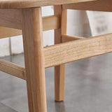 Modern Kitchen Opening Back Dining Side Chair Khaki Wood Dining Side Chair Clearhalo ' kitchen&dining_furn' 'Dining Chairs' 'Dining Tables & Seating' 'dining_chair' 'furn' 'furn_dining_chair' 'Furniture' 'furniture_dining_chair' 'Kitchen & Dining Furniture' 'kitchen' 3541297