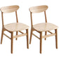 Modern Kitchen Opening Back Dining Side Chair Khaki Wood Dining Side Chair Natural Wood 2 Piece Set Clearhalo ' kitchen&dining_furn' 'Dining Chairs' 'Dining Tables & Seating' 'dining_chair' 'furn' 'furn_dining_chair' 'Furniture' 'furniture_dining_chair' 'Kitchen & Dining Furniture' 'kitchen' 3541299