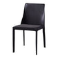 Modern Saddle Chair with Metal Base 32"H Leather Dining Chair for Restaurant Clearhalo ' kitchen&dining_furn' 'Dining Chairs' 'Dining Tables & Seating' 'dining_chair' 'furn' 'furn_dining_chair' 'Furniture' 'furniture_dining_chair' 'Kitchen & Dining Furniture' 'kitchen' 3541356