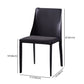 Modern Saddle Chair with Metal Base 32"H Leather Dining Chair for Restaurant Clearhalo ' kitchen&dining_furn' 'Dining Chairs' 'Dining Tables & Seating' 'dining_chair' 'furn' 'furn_dining_chair' 'Furniture' 'furniture_dining_chair' 'Kitchen & Dining Furniture' 'kitchen' 3541367